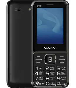 Мобильный Телефон Maxvi P21 +ЗУ WC-111, Black на скидке