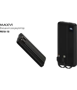 Внешний аккумулятор Maxvi PB10-10 black на скидке