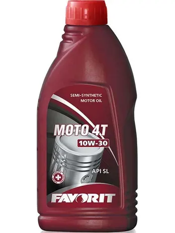 FAVORIT MOTO 4-T SAE 10W-30 API SL/ Масло моторное полусинтетическое д