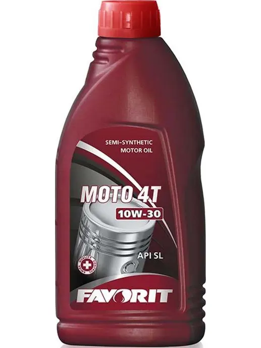 FAVORIT MOTO 4-T SAE 10W-30 API SL/ Масло моторное полусинтетическое д