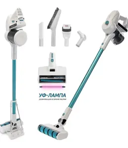 Пылесос вертикальный POLARIS PVCS 4000 HandStick PRO бело-бирюзовый на скидке