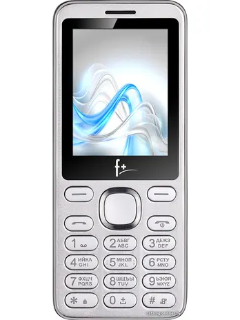 Мобильный Телефон F+ S240 +ЗУ WC-112, Silver