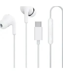 Наушники с микрофоном Xiaomi BHR8931GL, Type-C Earphones M2413E1 White на скидке