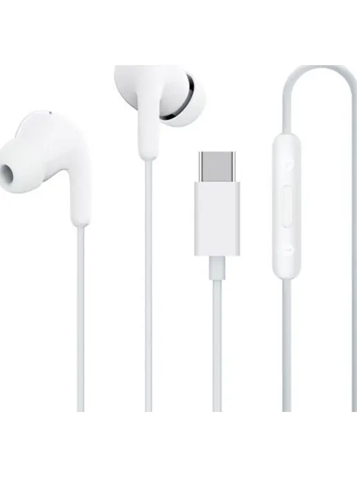 Наушники с микрофоном Xiaomi BHR8931GL, Type-C Earphones M2413E1 White
