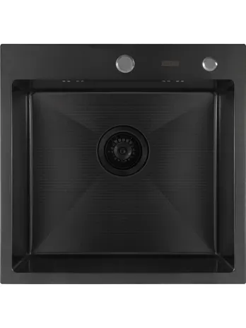 Мойка ARFEKA ECO AR 500*500 BLACK PVD NANO DECOR,