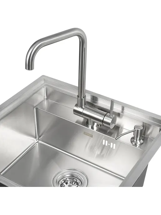 Комплект мойка ARFEKA ECO AR 520*490 SATIN,