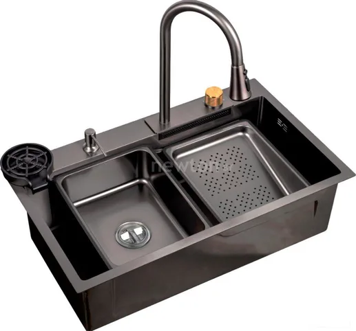 Мойка ARFEKA AF 750*460 BLACK PVD NANO,