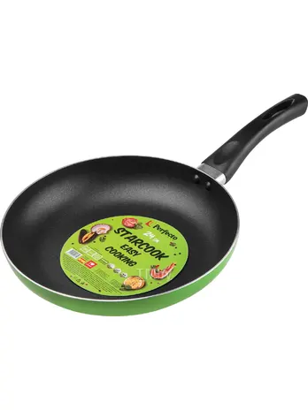 Сковорода ф 24х4.3 см, штамп., алюм., антиприг. покр., серия STARCOOK,