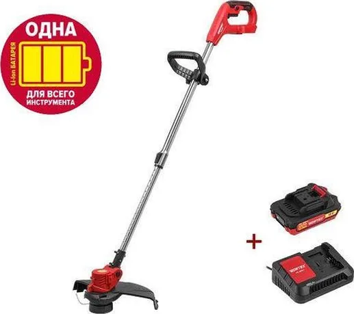 Триммер аккум. WORTEX TB 3018-1 ALL1 XLT SET 18В, 1 акк., 2 Ач,