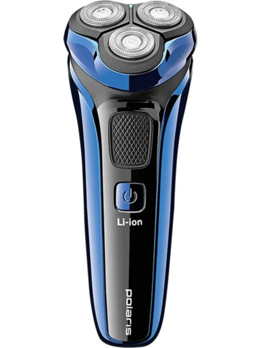 Бритва электрическая Polaris PMR 0304R wet&dry PRO 5 blades Черный/син