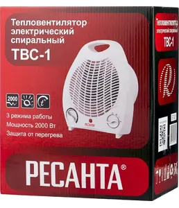Тепловентилятор ТВС-1 (2 кВт) Ресанта на скидке