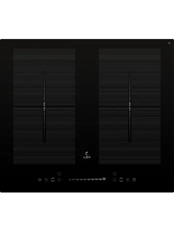 LEX EVI 640A BL  панель стеклокерамическая индукционная