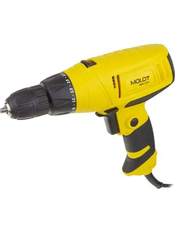 Дрель-шуруповерт MOLOT MDR 1024 в кор. 350 Вт, 20 Нм