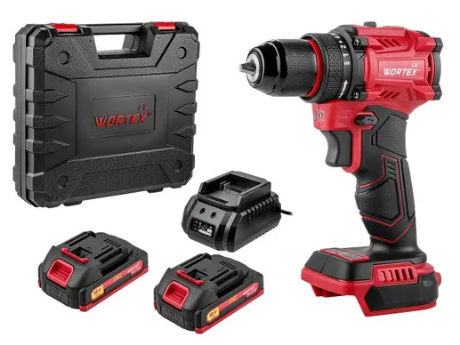Аккум. дрель-шуруповерт WORTEX LX BD 1815-1 Li ALL1 XLT 18В, 45 Нм, 2*