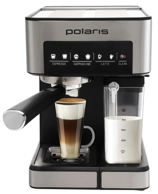 Кофеварка POLARIS PCM 1541E Adore Cappuccino нерж.сталь
