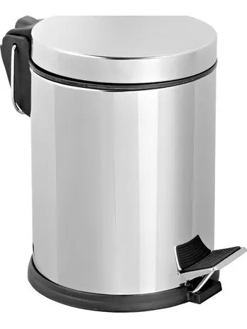 Ведро для мусора с педалью, 12 л, нержавеющая сталь