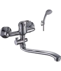 Смеситель DIADONNA универсальный с поворотным изливом 30 мм с лейкой D на скидке