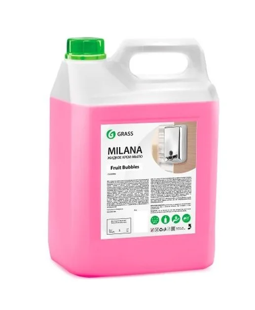 Мыло жидкое для рук GraSS «Milana» (Fruit bubbles), 5кг., 125318,