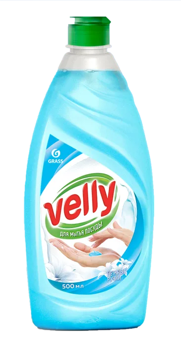Средство для мытья посуды GraSS «Velly» нежные ручки 500 мл, 125382,
