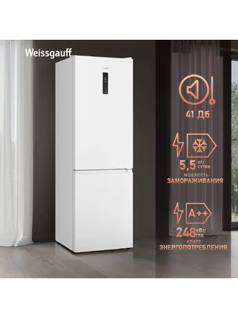 Холодильник Weissgauff WRK 2000 Total NoFrost Inverter White