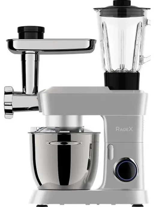 Кухонный комбайн RageX R104-900, чаша 4.5 литров с двумя ручками, 1300