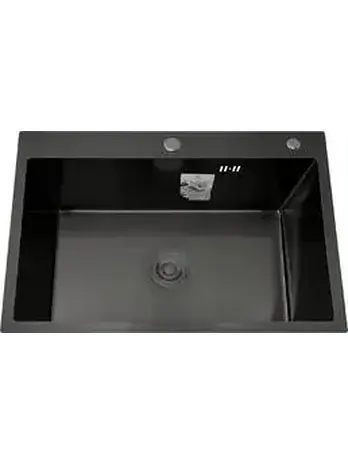 DS5040B Кухонная мойка 500*400*200mm , чёрная с сифоном