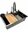 DS7050B Кухонная мойка 700*500*200mm , чёрная