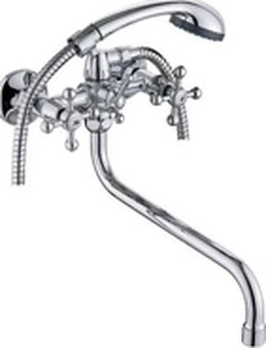 CB330-25 Смеситель для ванны двухвентильный, с круглым изливом