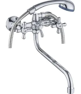 CD340-22 Смеситель CRONWIL для ванны двухвентильный, с круглым изливом на скидке