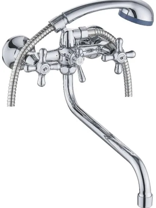 CD340-22 Смеситель CRONWIL для ванны двухвентильный, с круглым изливом