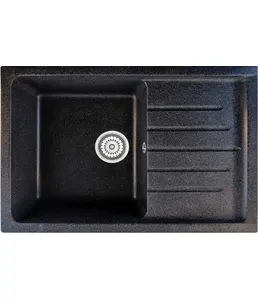 Мойка из искуственного камня BR-6800 (черный) на скидке