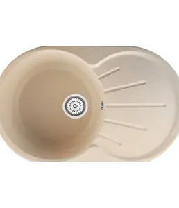 Мойка из искуственного камня BR-7501 (белый) на скидке