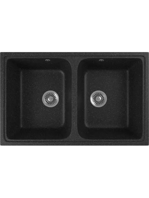 Мойка из искуственного камня GreenStone GRS-15-308 черный