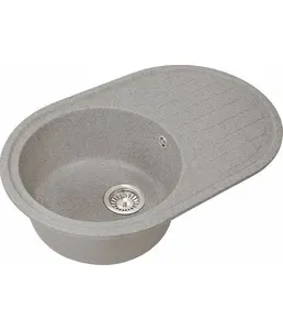 Мойка из искуственного камня GreenStone GRS-18-310 серый на скидке