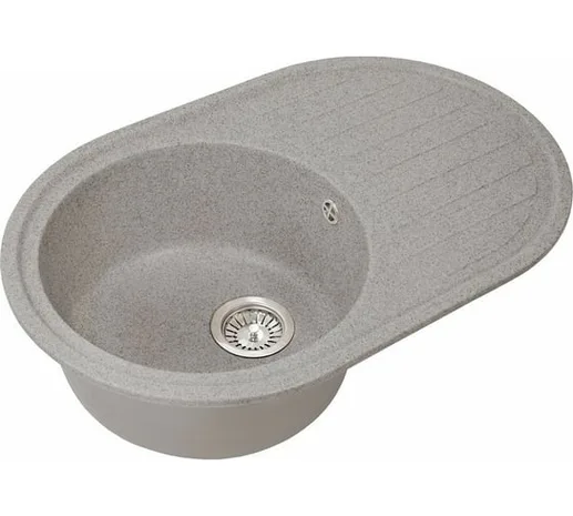 Мойка из искуственного камня GreenStone GRS-18-310 серый