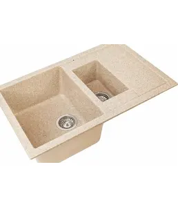 Мойка из искуственного камня GreenStone GRS-21-302 песочный на скидке