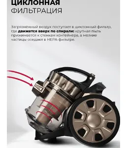 LEX LXVCC 7010 пылесос, безмешковый, сухой уборки 1800Вт на скидке