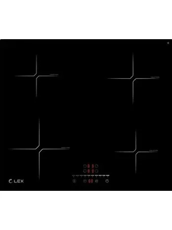 LEX EVI 640-2 BL панель стеклокерамическая индукционная