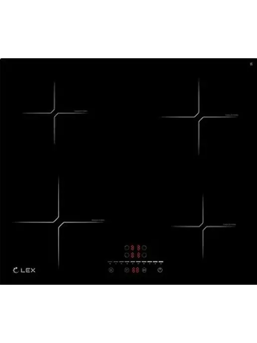 LEX EVI 640-2 BL панель стеклокерамическая индукционная