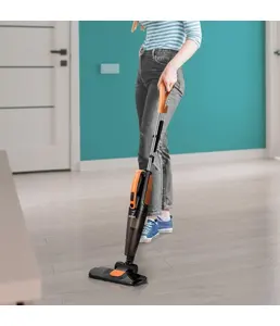 Вертикальный пылесос Kitfort KT-5180-2 (черно-оранжевый) на скидке