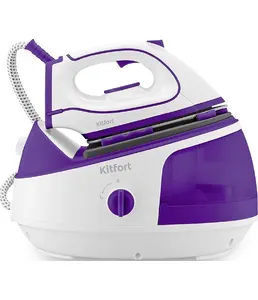 Паровая станция Kitfort KT-9120-1 (бело-фиолетовая) на скидке