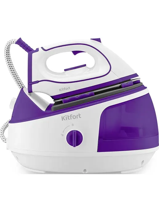 Паровая станция Kitfort KT-9120-1 (бело-фиолетовая)