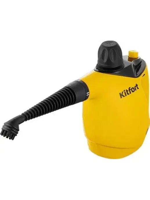 Пароочиститель Kitfort KT-9140-1 (черно-желтый)
