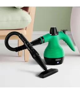 Пароочиститель Kitfort KT-9193-1 (черно-малиновый) на скидке