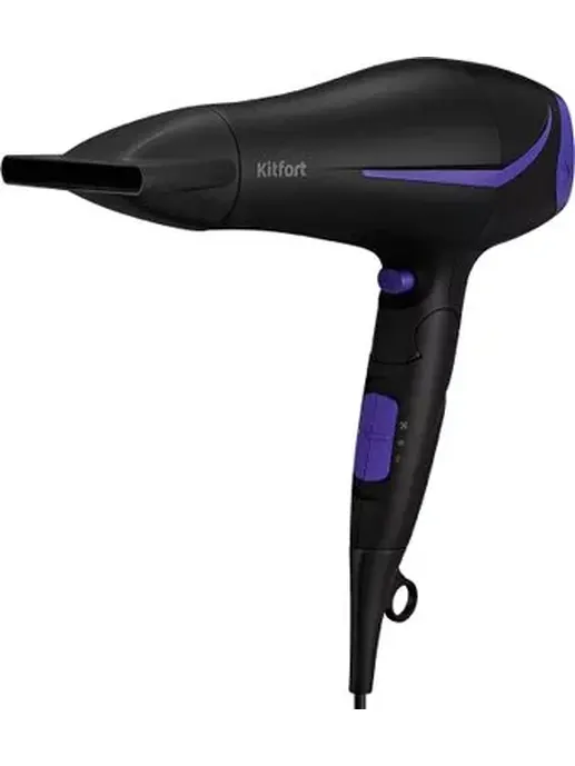 Фен Kitfort KT-3230-1 (черно-фиолетовый)