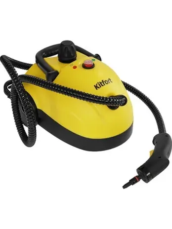 Пароочиститель Kitfort KT-9136-1 (черно-желтый)