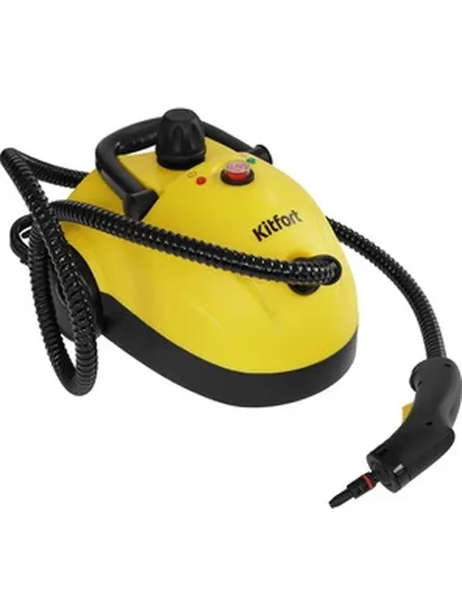 Пароочиститель Kitfort KT-9136-1 (черно-желтый)