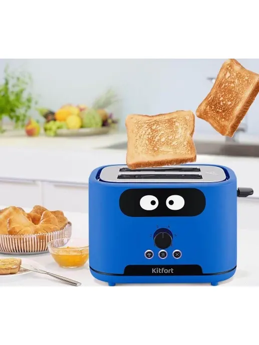 Тостер Kitfort KT-4093-3 (синий)