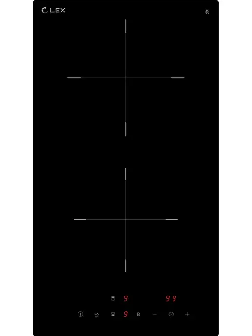 LEX EVI 320A BL панель стеклокерамическая индукционная