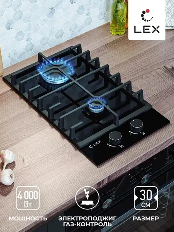LEX GVG 321 BL газовая панель